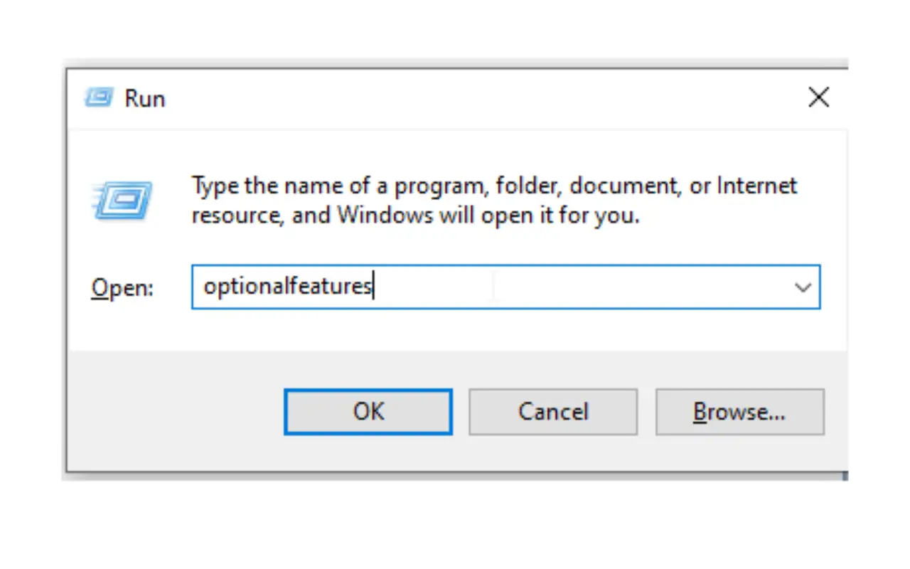 Run-Optionalfeatures